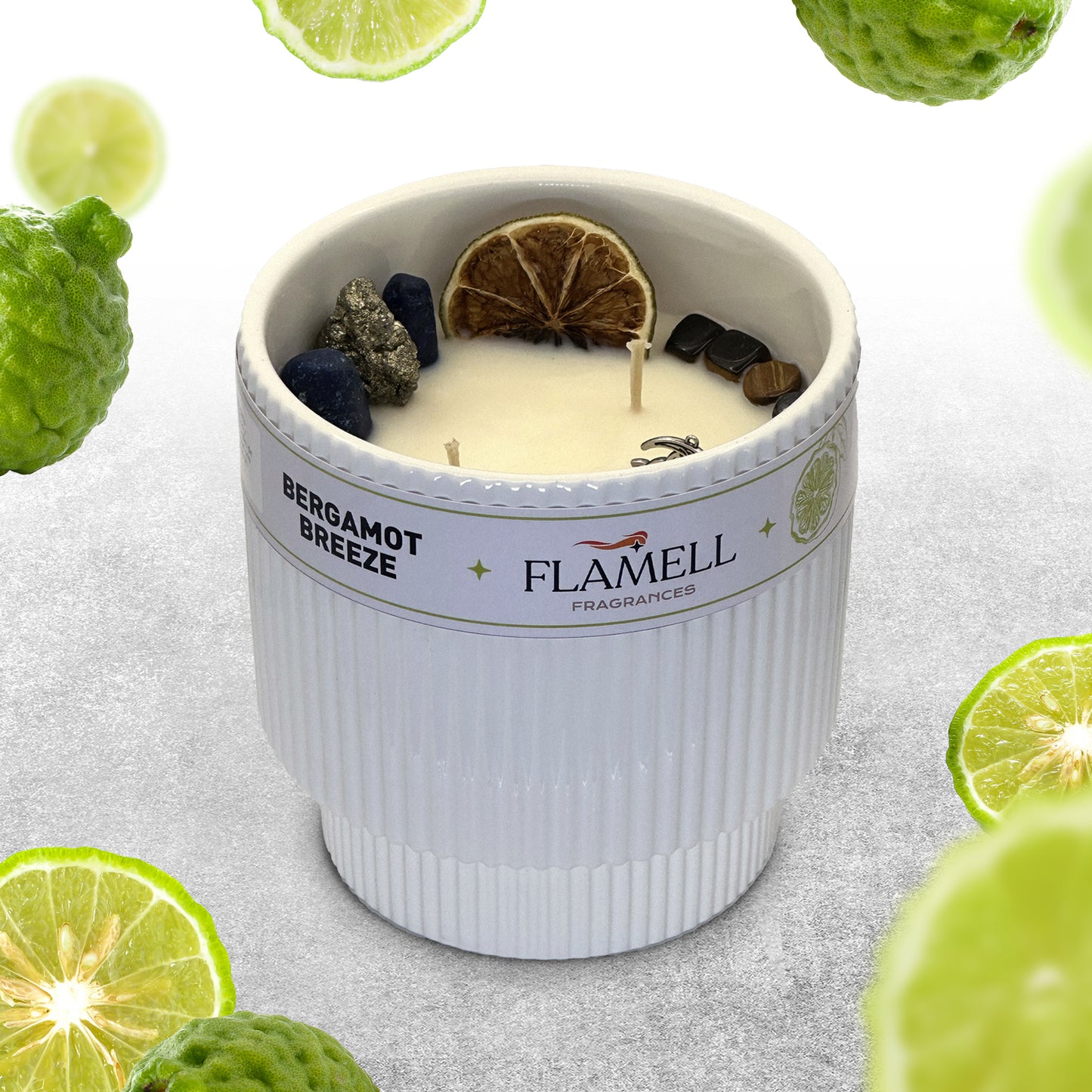 Vela Aromática Odal Blanca Bergamot Breeze