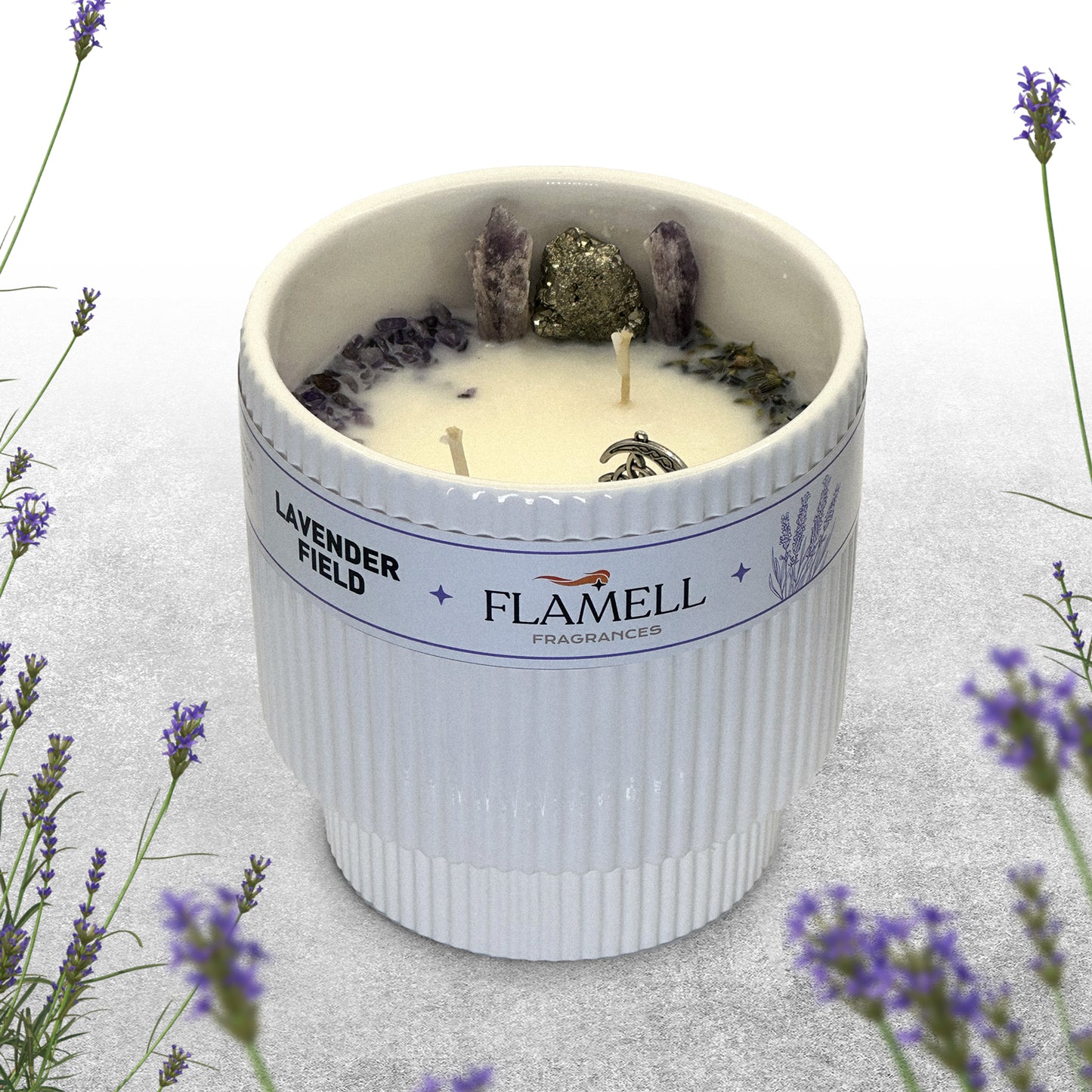 Vela Aromática Odal Blanca Lavender Field
