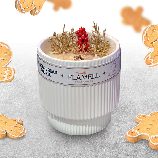 Vela Aromática Odal Gingerbread Cookie Blanca