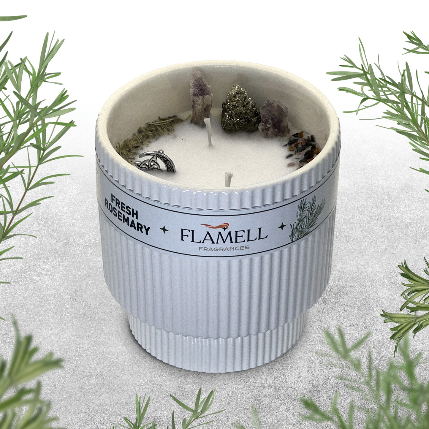 Vela Aromática Odal Blanca Fresh Rosemary