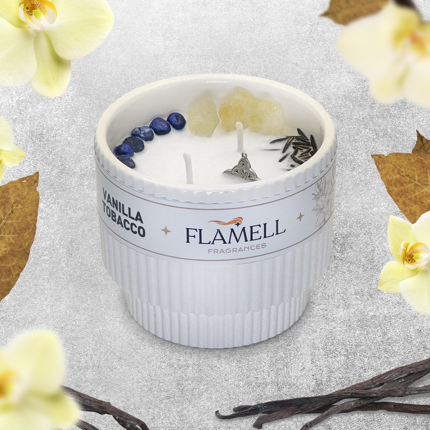 Vela Aromática Berkana Blanca Vanilla Tobacco